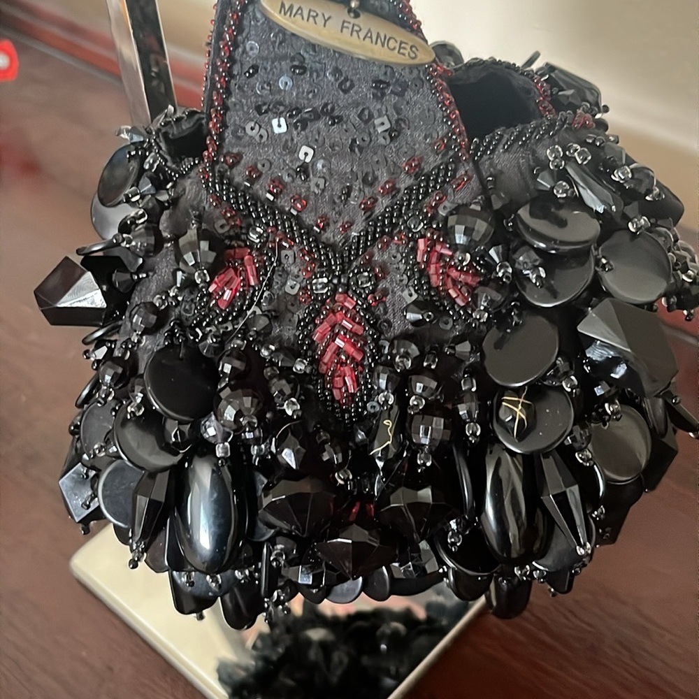 Mary Frances Wristlet “Black Jack” - Picture 4 of 12